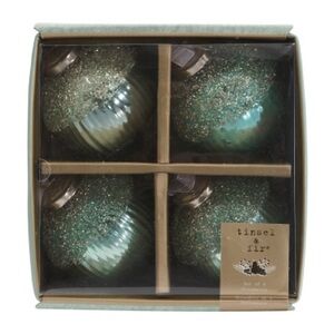 Turquoise ornaments with beads